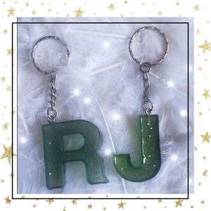 Letter keychains